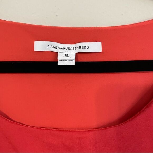 Revolve Diane Von Furstenberg DVF BEVINA SHORT SLEEVE SHEETH DRESS - Picture 6 of 11